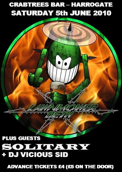 SOLITARY to support LAWNMOWER DETH at Download warm-up gig